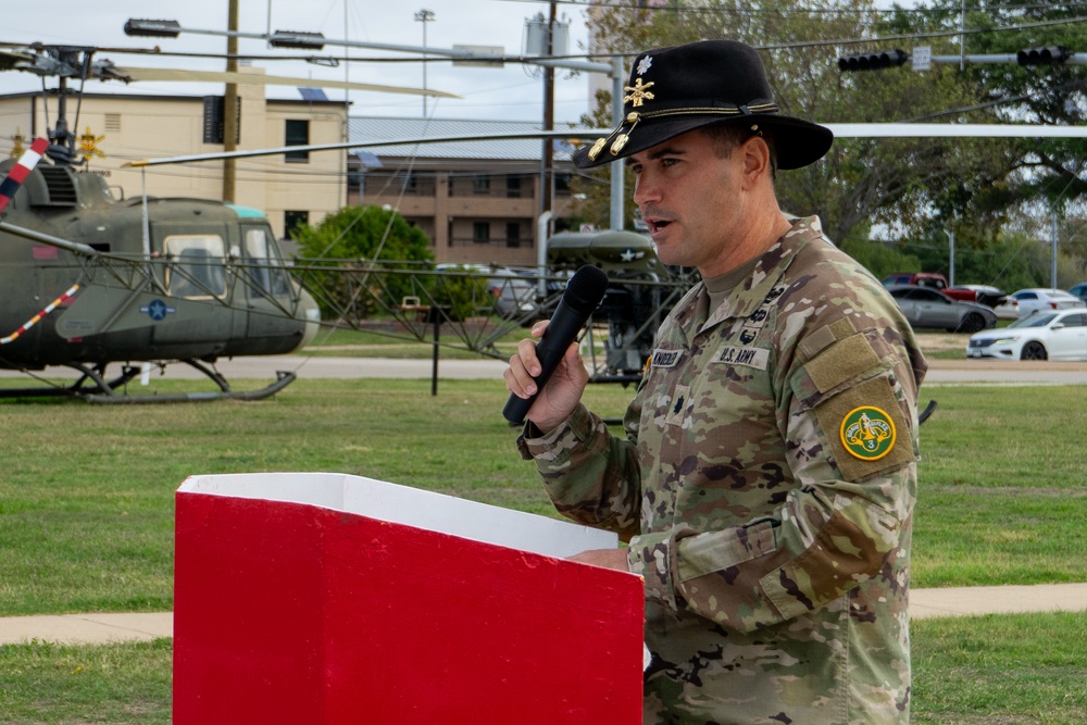 King Battery Regimental Field Artillery Squadron 3rd Cavalry Regiment Change of Command Ceremony