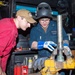 USS Ronald Reagan (CVN 76) Sailors perform corrective maintenance in support of USS Antietam (CG 54)