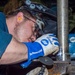 USS Ronald Reagan (CVN 76) Sailors perform corrective maintenance in support of USS Antietam (CG 54)