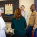 U.S. Marine Corps Col. Michael L. Brooks, base commander, Marine Corps Base Quantico, announces Purple Star designation at Saint John Paul the Great Catholic High School