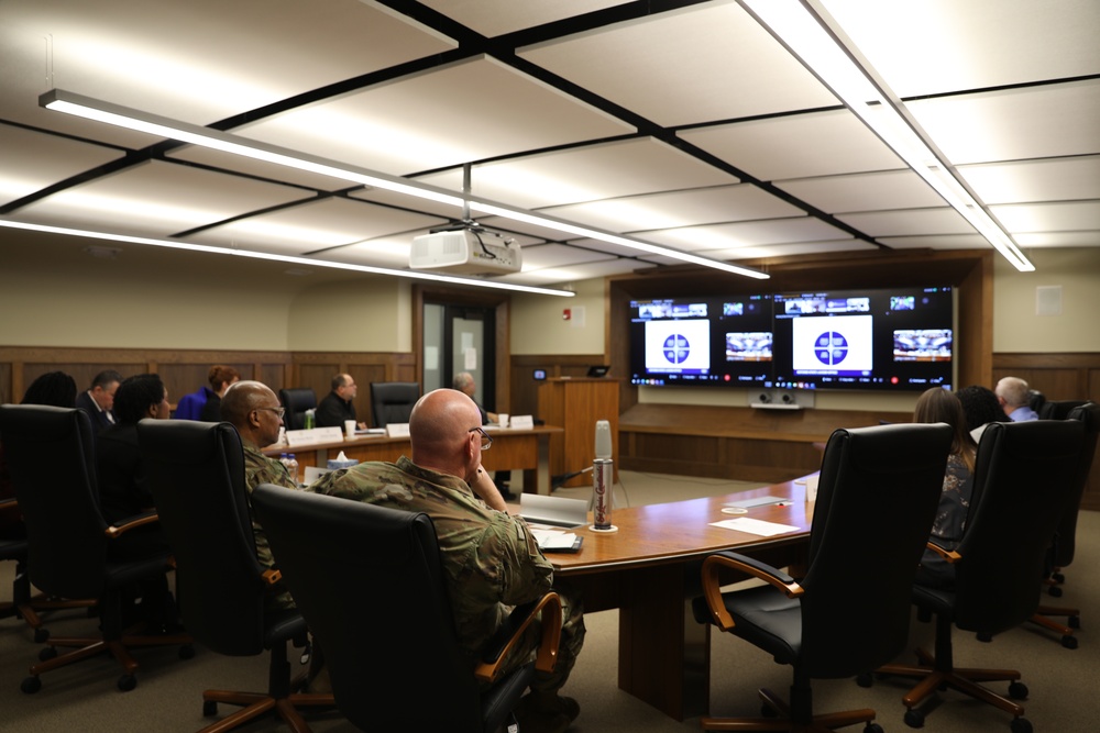 Lt. Governor Juliana Stratton visits Camp Lincoln for Military Economic Development Committee