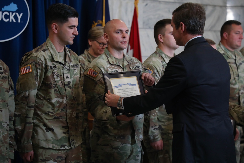 Guard Soldiers honored with Governor’s Outstanding Unit citation for Southwest Border support