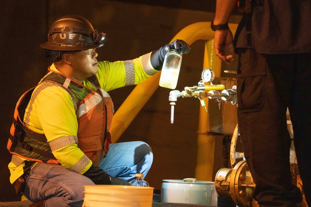 Joint Task Force-Red Hill Conducts Routine Nighttime Defueling Operations