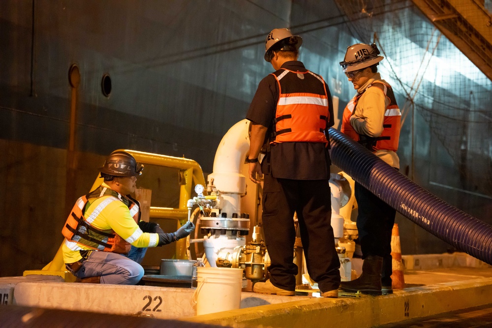 Joint Task Force-Red Hill Conducts Routine Nighttime Defueling Operations
