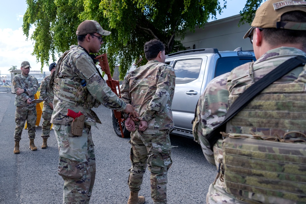 156th Security Forces Installation Entry Controller Training