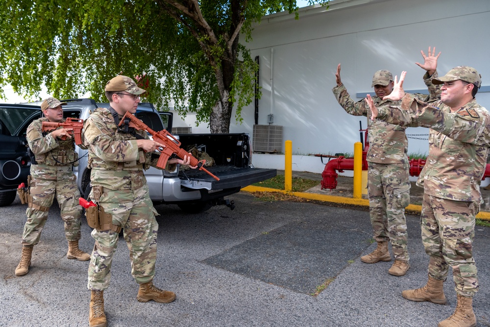 156th Security Forces Installation Entry Controller Training