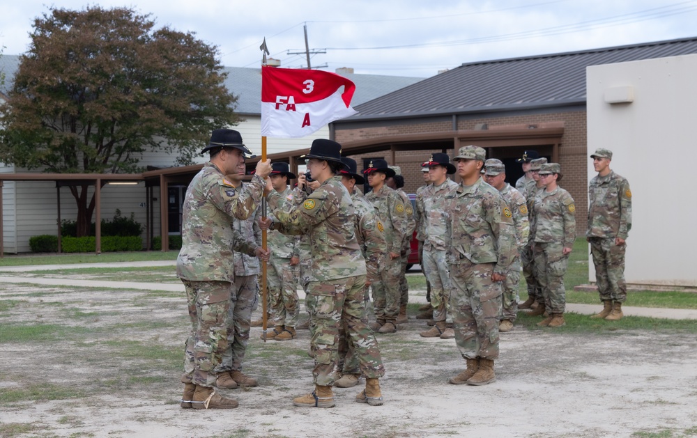King Battery Regimental Field Artillery Squadron 3D Cavalary Regiment Change of Command Ceremony