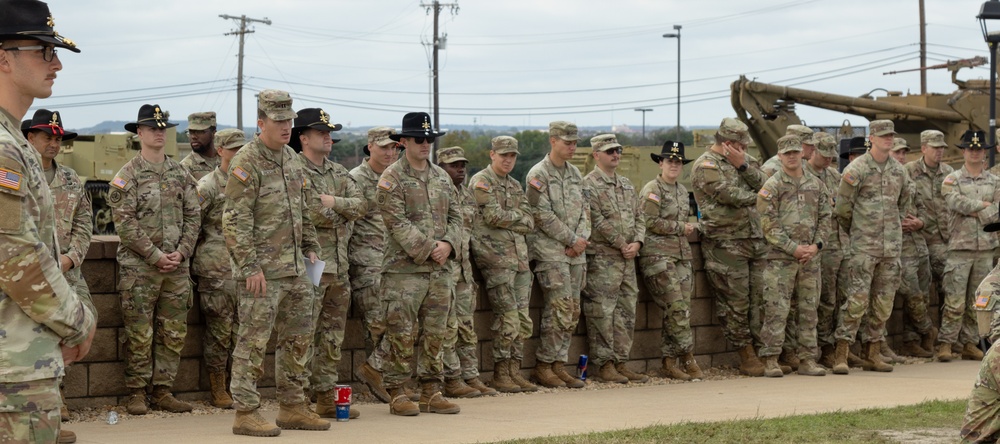 King Battery Regimental Field Artillery Squadron 3D Cavalry Regiment, Change of Command Ceremony