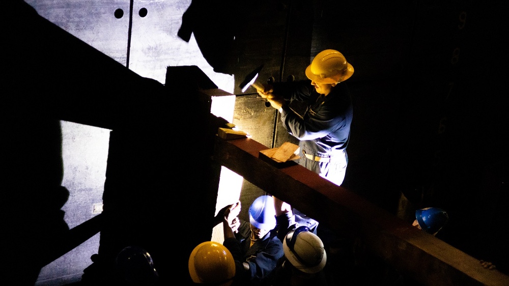 Shoring for High Seas Onboard Harpers Ferry