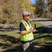 USACE Shenango Maintenance Mechanic clears brush to expand campsites.