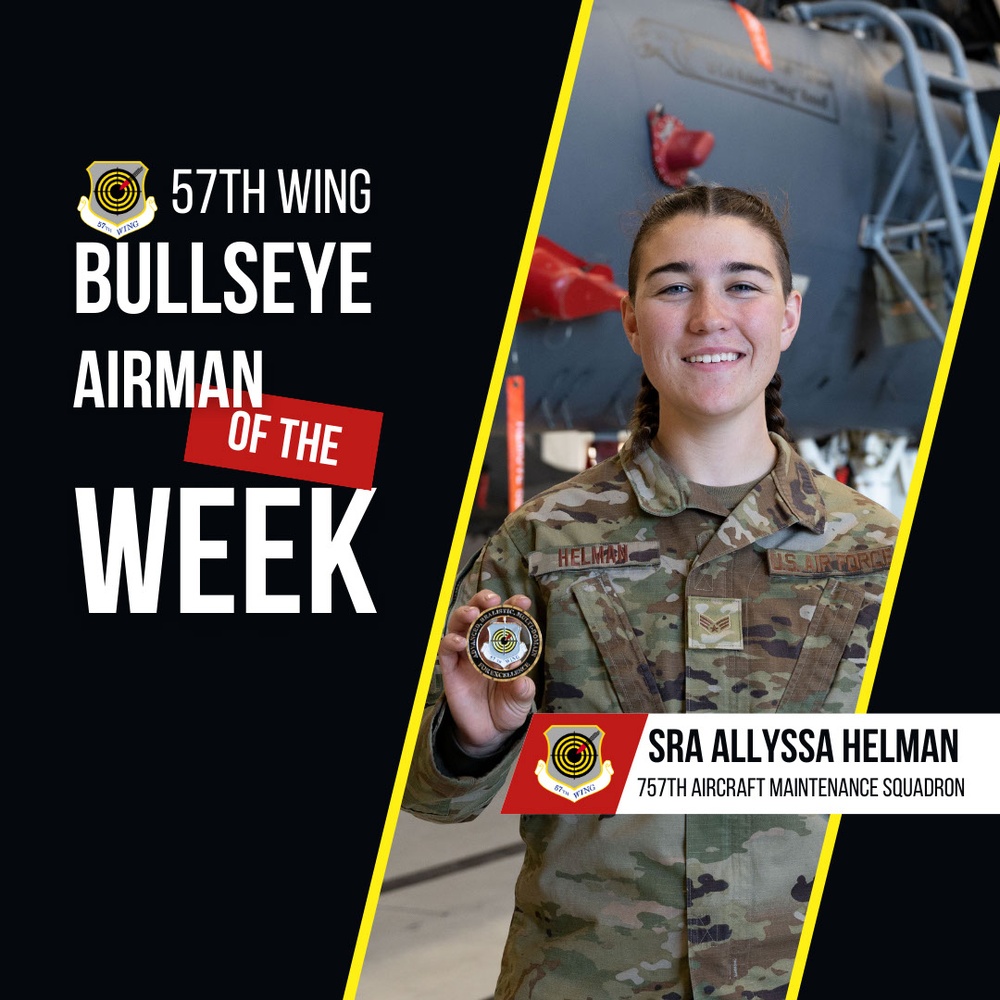 Bullseye Airman of the Week