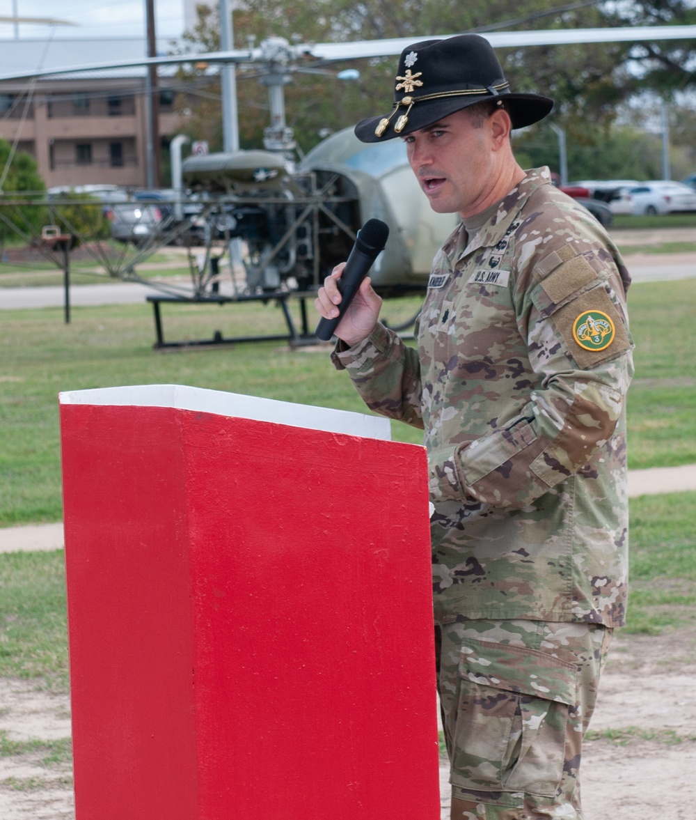 King Battery Regimental Field Artillery Squadron 3rd Cavalry Regiment Change of Command Ceremony