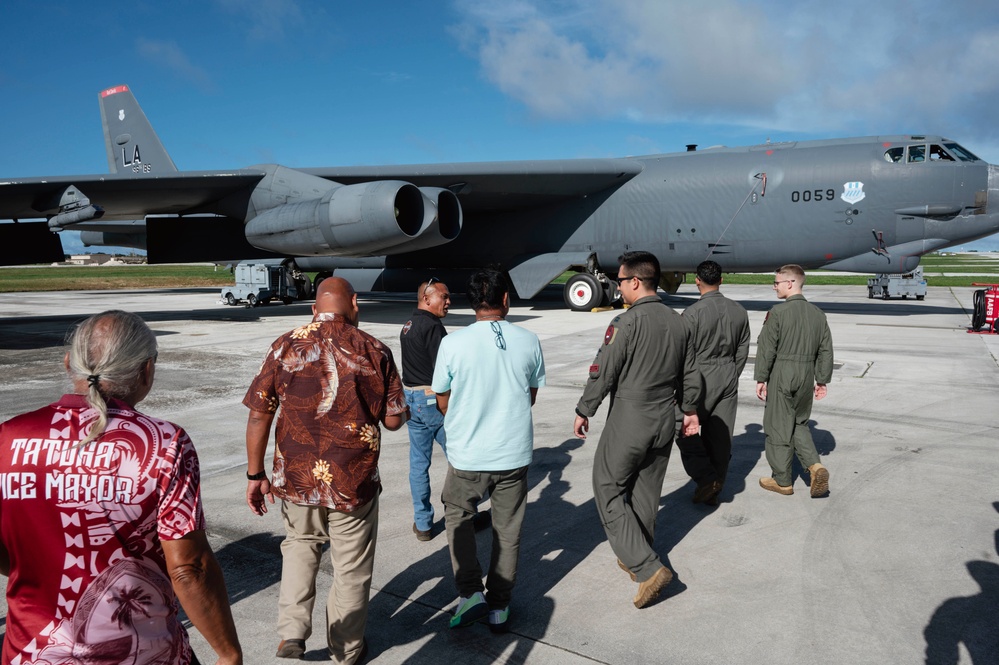 Guam Mayors visit Andersen AFB