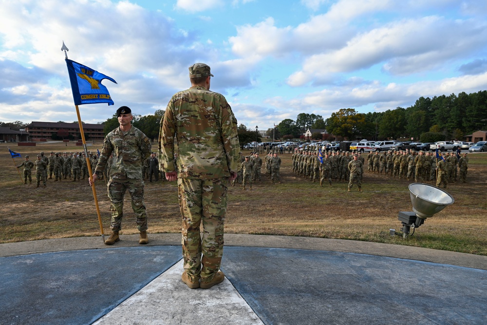 19 AW hosts retreat ceremony to honor Veterans