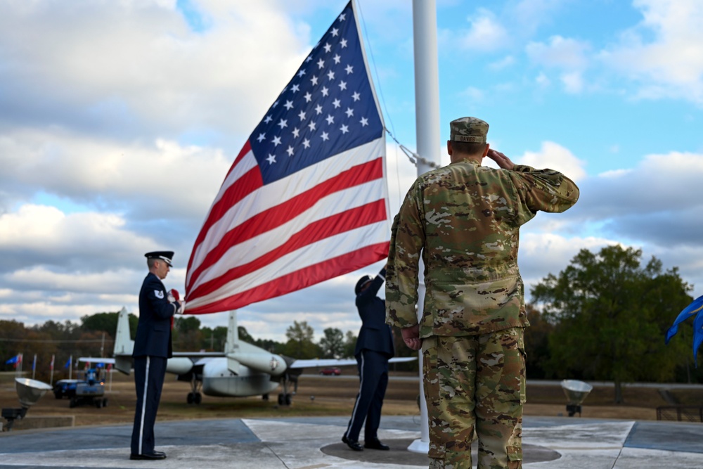 19 AW hosts retreat ceremony to honor Veterans
