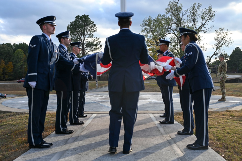 19 AW hosts retreat ceremony to honor Veterans
