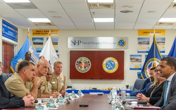 Naval Hospital Pensacola Welcomes Rear Adm. Matthew Case and Dr. Shereef Elnahal