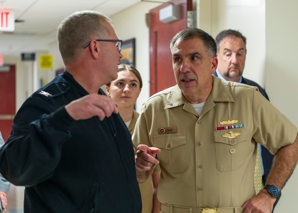 Naval Hospital Pensacola Welcomes Rear Adm. Matthew Case and Dr. Shereef Elnahal