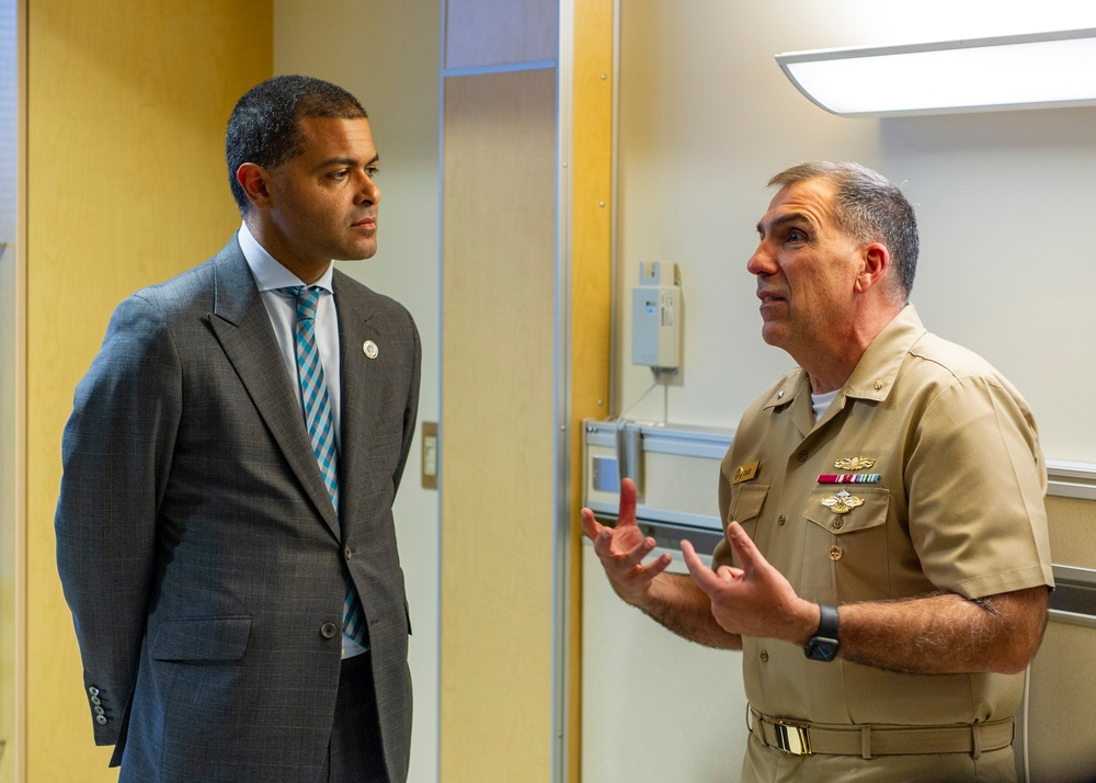 Naval Hospital Pensacola Welcomes Rear Adm. Matthew Case and Dr. Shereef Elnahal