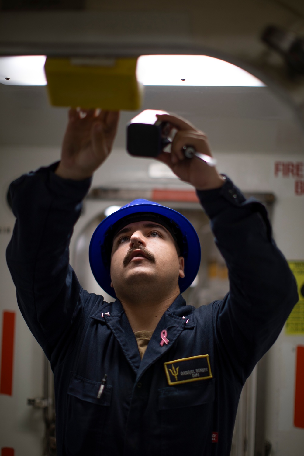 Battle Lantern Maintenance USS Tripoli