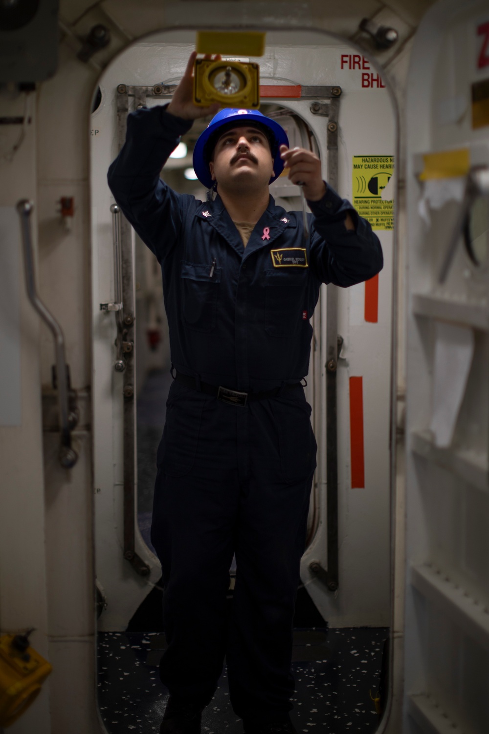 Battle Lantern Maintenance USS Tripoli