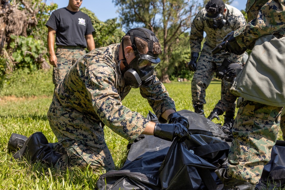 Resolute Dragon 23 FTX | 3rd MLG conducts Unit Recovery Team Course Culminating Event on MCAS Futenma