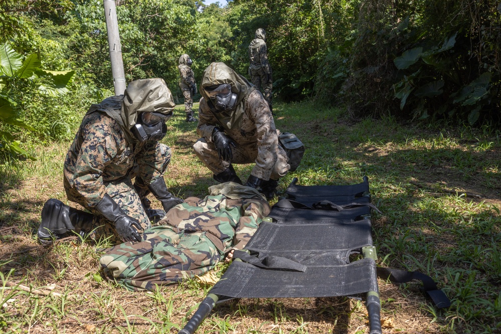 Resolute Dragon 23 FTX | 3rd MLG conducts Unit Recovery Team Course Culminating Event on MCAS Futenma