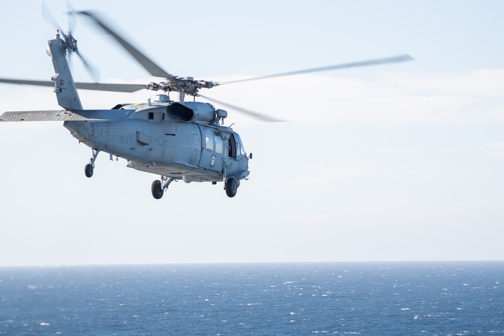 Boxer Sailors Conduct Flight Ops With Wildcards