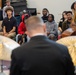 The US Navy Band Commodores work with students at North Carolina Central University