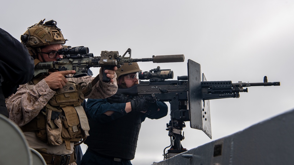 Integrated Live-Fire Exercise at Sea