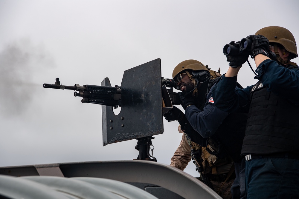 Integrated Live-Fire Exercise at Sea