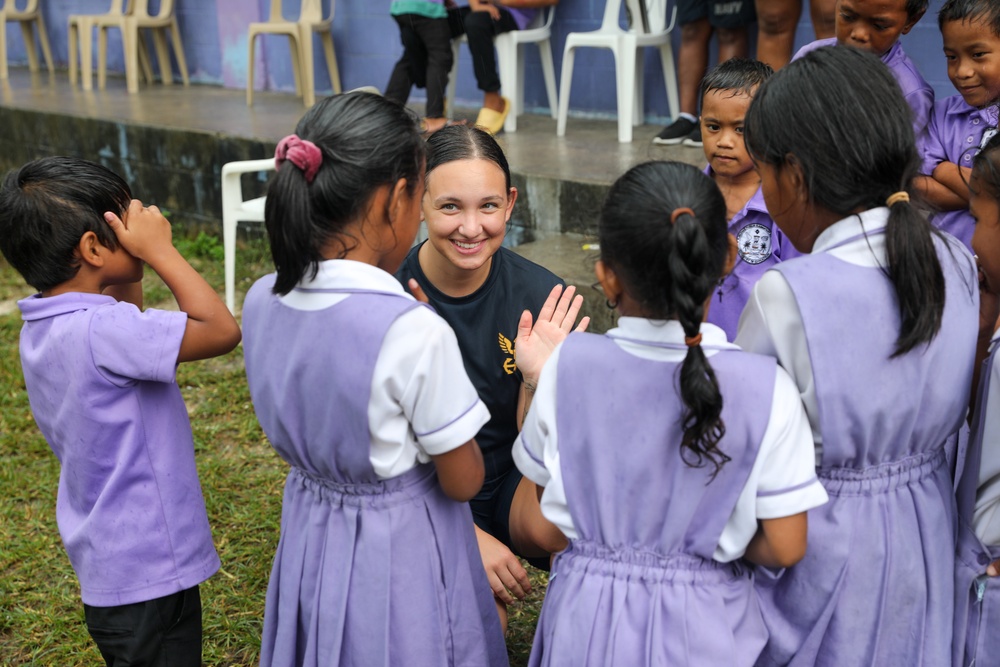 Pacific Partnership 2024-1; The Pacific Fleet Band Performs at Schools in the Marshall Islands