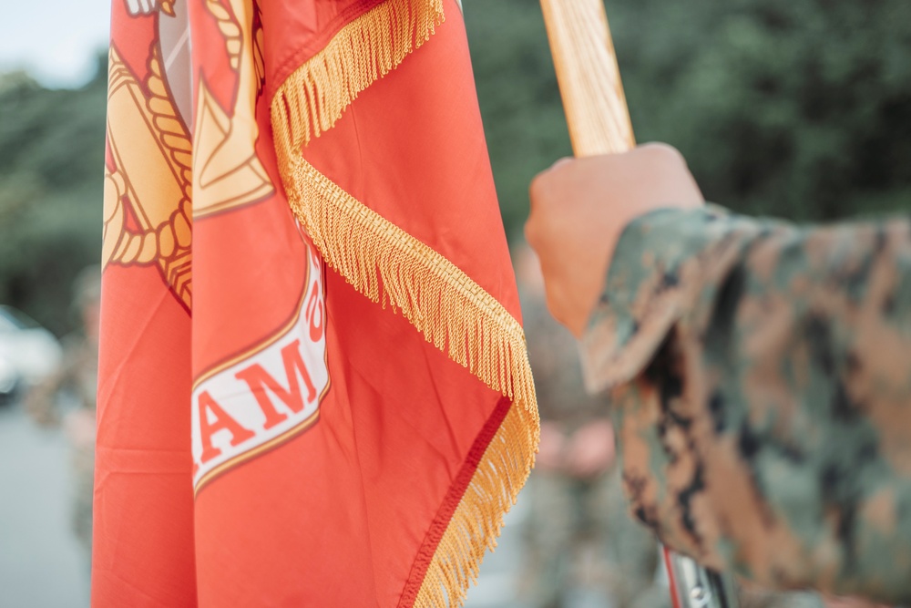 Marines with the Provost Marshal’s Office, Headquarters and Support Battalion, celebrate 248th Marine Corps birthday with hike