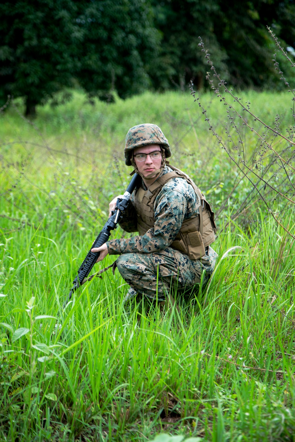 MRF-SEA Marines conduct Patrol During Corporals Course in Palawan