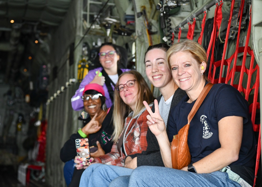 Yokota spouses take to the skies during Operation Volant Spouse 2023