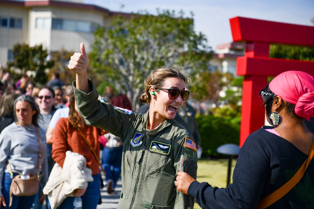 Yokota spouses take to the skies during Operation Volant Spouse 2023