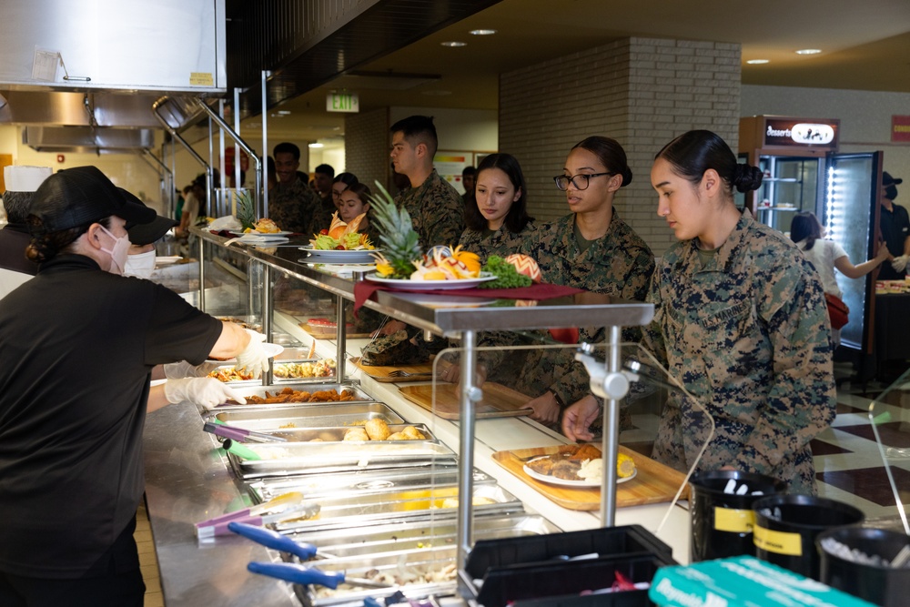 Mess Hall 488 celebrates the 248th Marine Corps’ Birthday with steak and cake