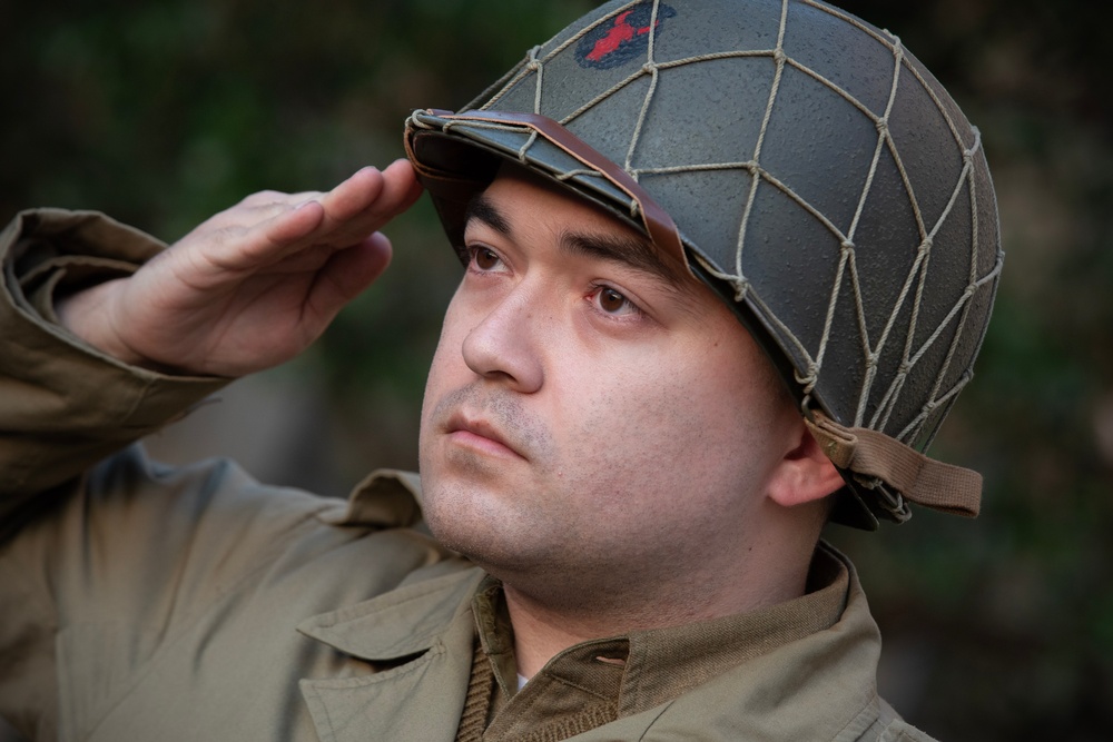 Yokota Airmen honor Veterans in retreat ceremony
