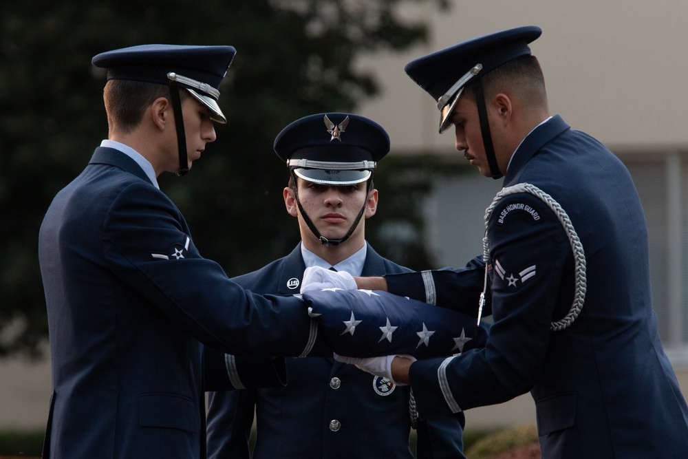 Yokota Airmen honor Veterans in retreat ceremony