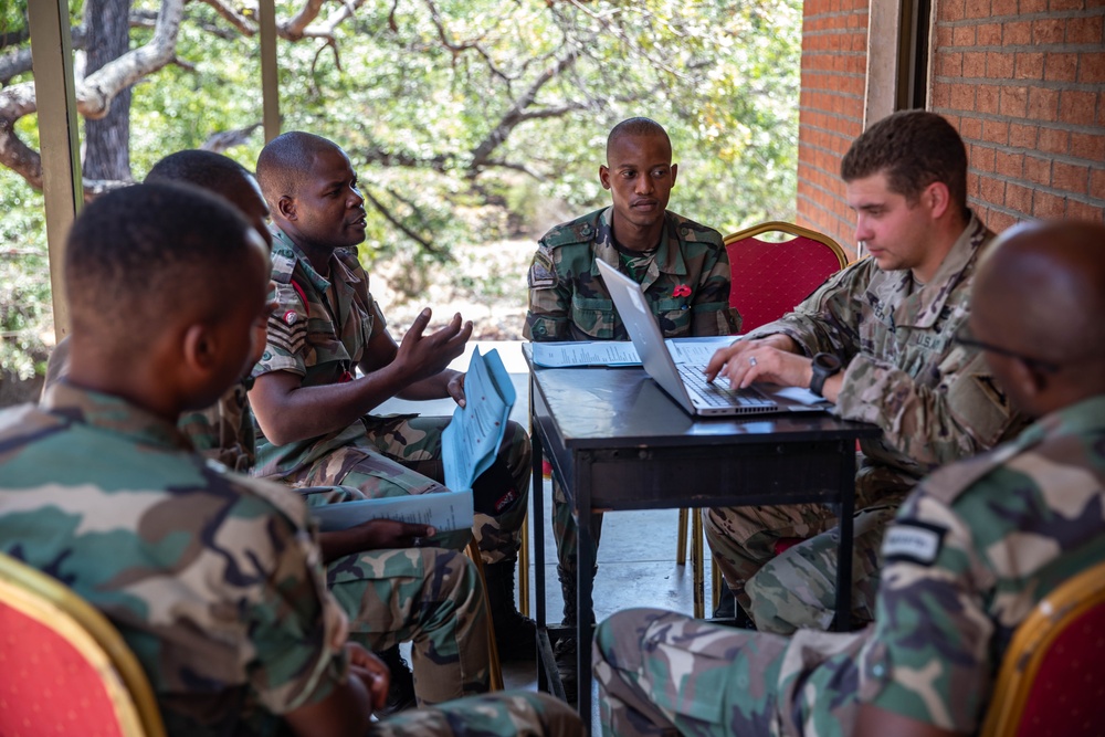 SETAF-AF, 7th ATC work with the Malawi Defence Force to develop curriculum