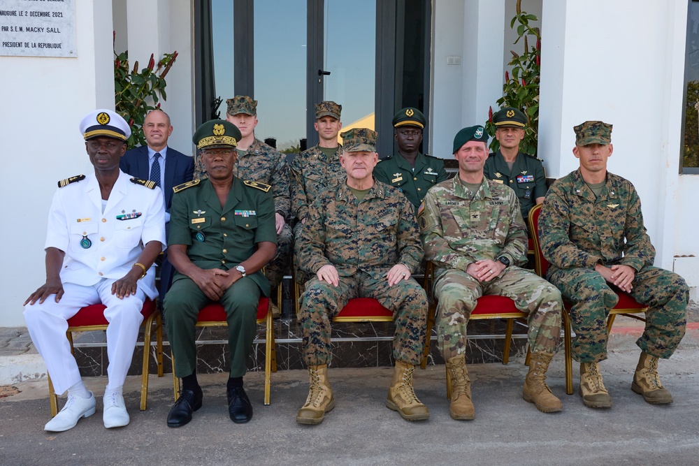 Maj. Gen. Sofge visits the Defense Institute of Senegal