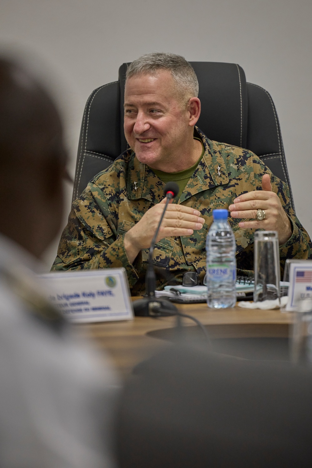 Maj. Gen. Sofge visits the Defense Institute of Senegal