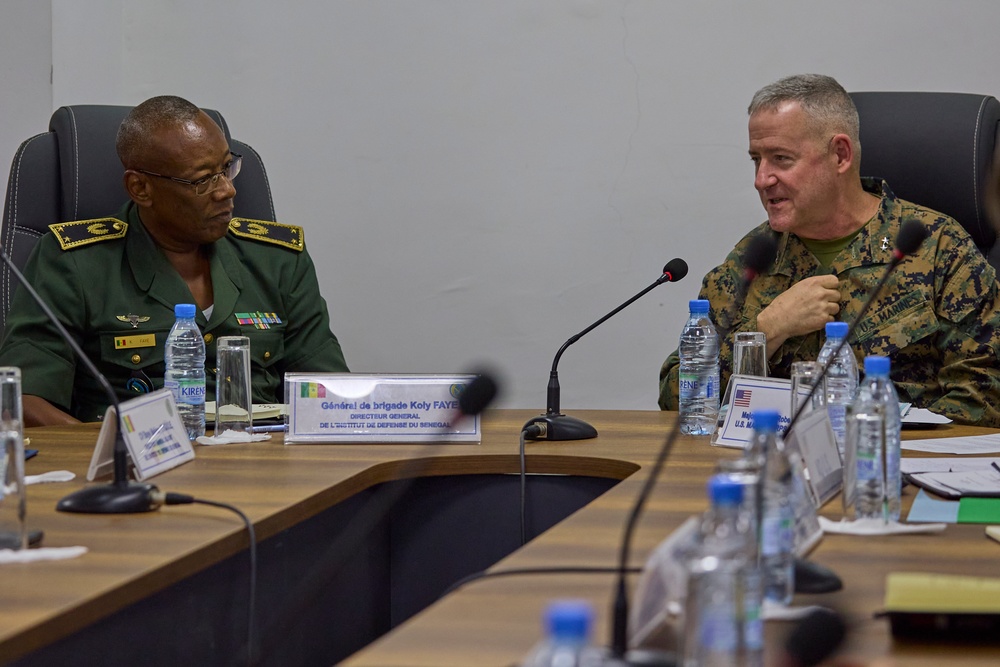 Maj. Gen. Sofge visits the Defense Institute of Senegal