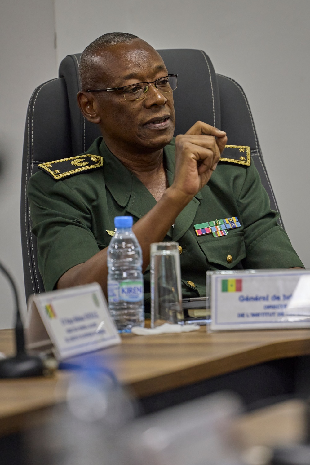 Maj. Gen. Sofge visits the Defense Institute of Senegal