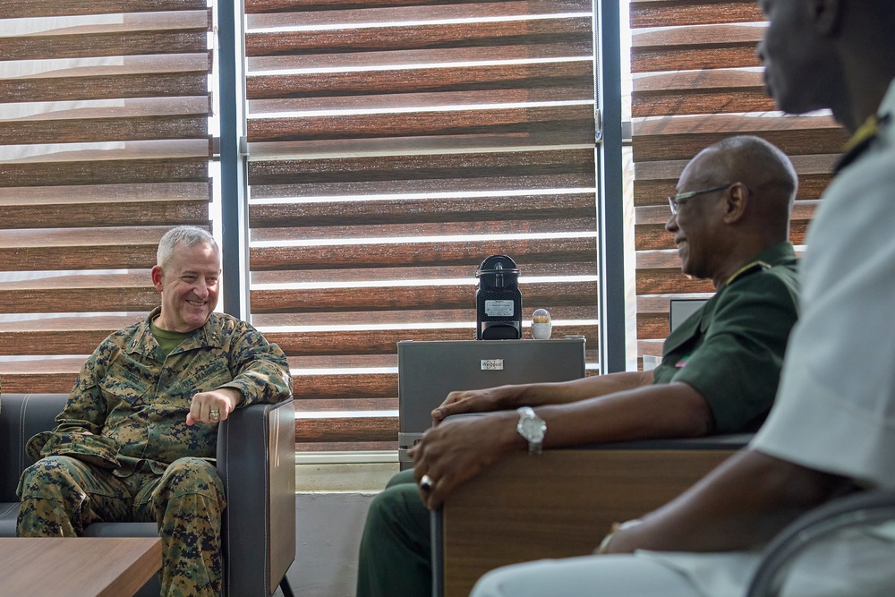 Maj. Gen. Sofge visits the Defense Institute of Senegal