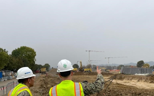 Capt. Rafael Miranda Visits ROICC Northern Italy