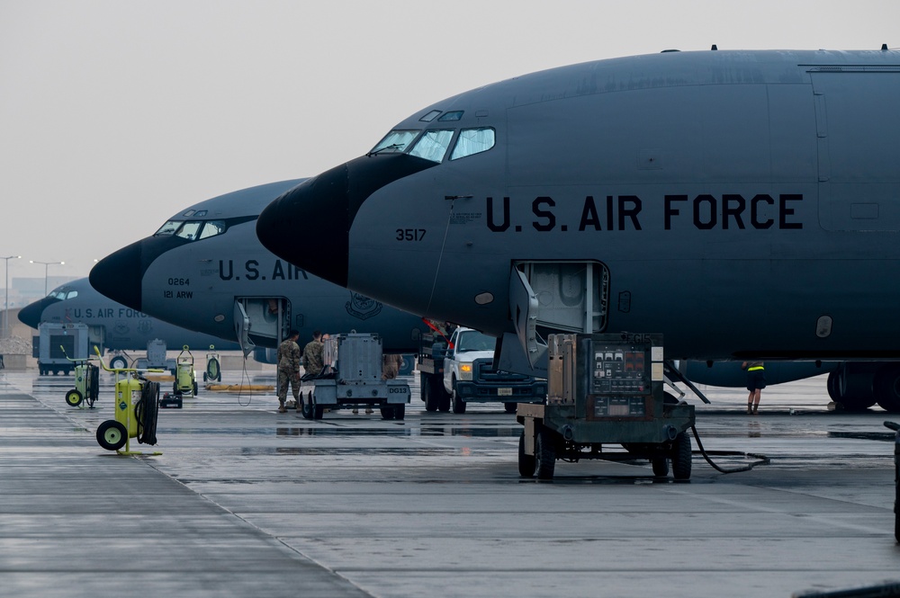 Additional KC-135s arrive in USCENTCOM AOR