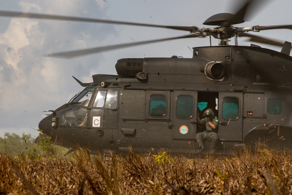 U.S. and Brazilian Special Forces Conduct a HAHO Jump During SV24
