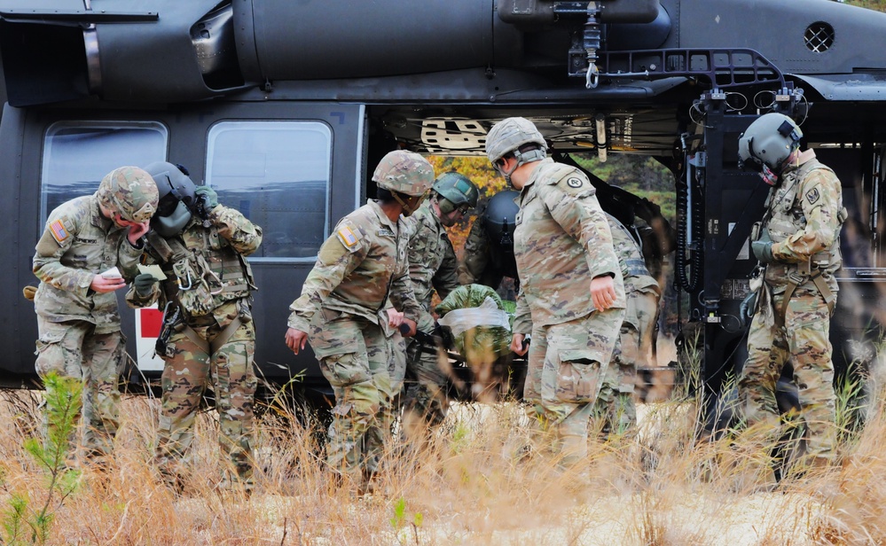 Fort Dix- MedEvac Training for 1st BN 114 Infantry