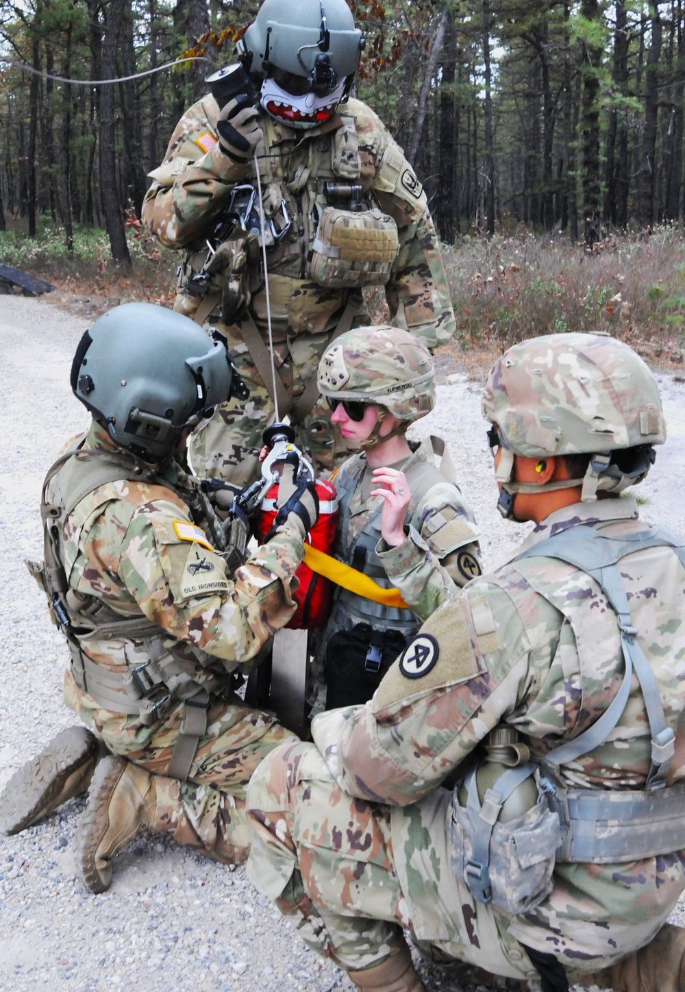 Fort Dix- MedEvac Training for 1st BN 114 Infantry